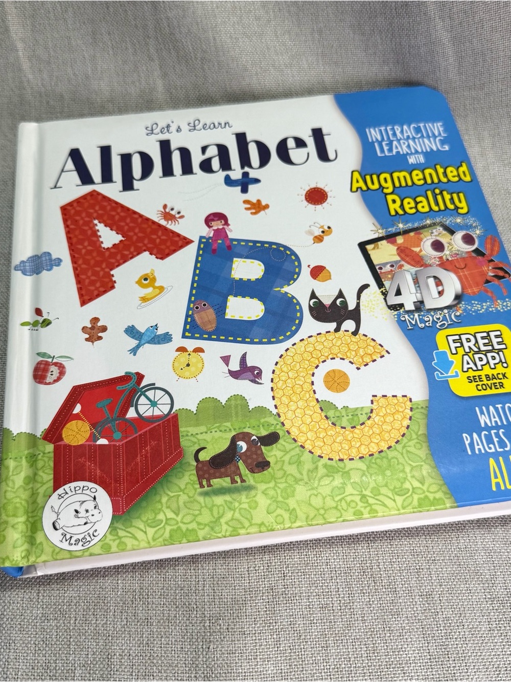 Let's Learn Alphabet ABC" book by Little Hippo | Kids Book